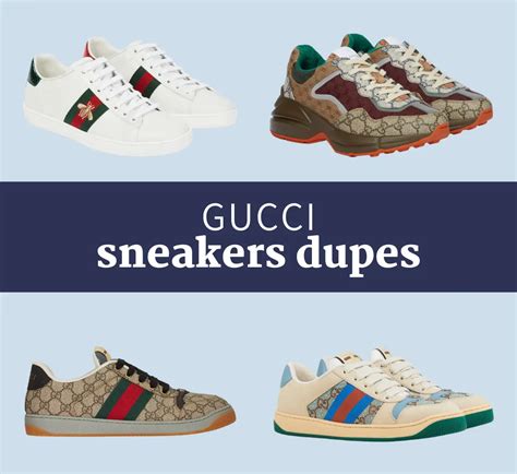 gucci dupe clothing|shoes that look like gucci.